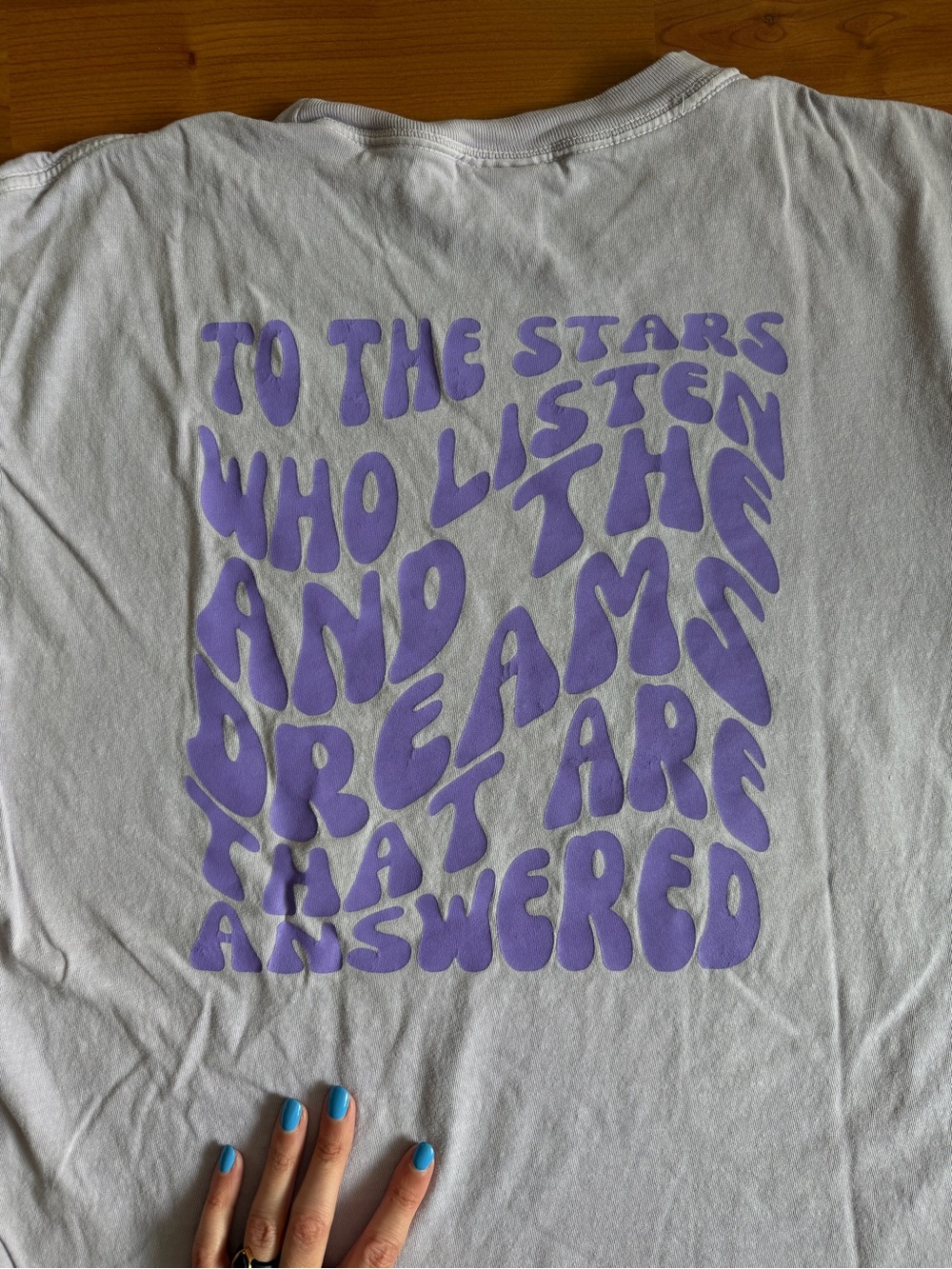 ACOTAR Rhysand Sarah J Maas Soft Purple T-Shirt - Size Large - Picture 7 of 7
